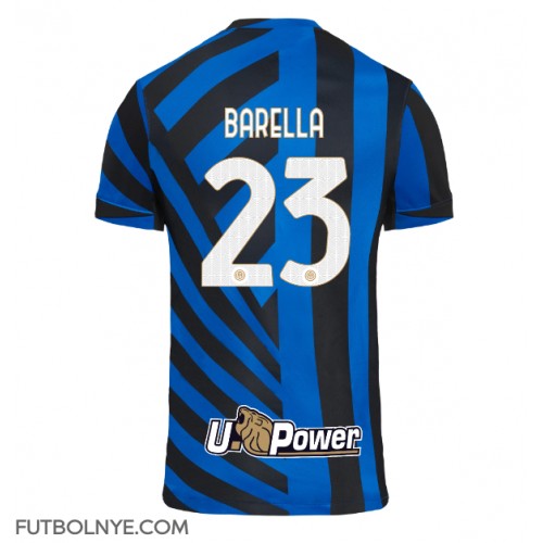 Camiseta Inter Milan Nicolo Barella #23 Primera Equipación 2024-25 manga corta